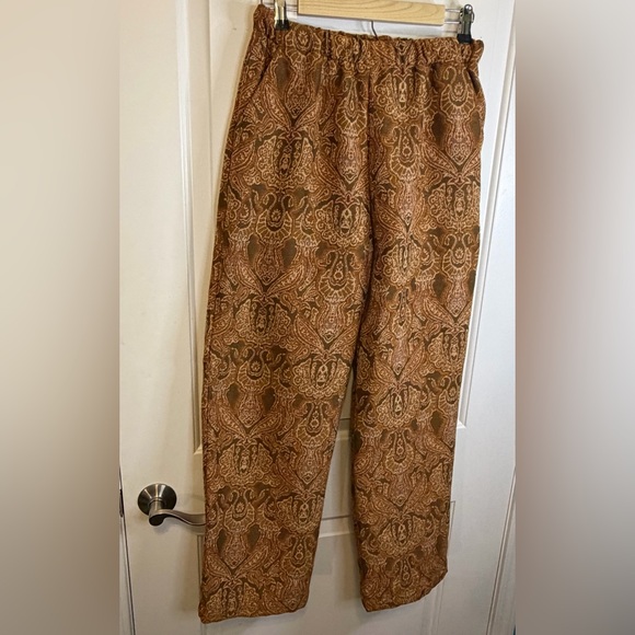 Urban Outfitters Jacquard Beach Pant Retro 70s Vintage Inspired Argyle Print - Picture 3 of 9